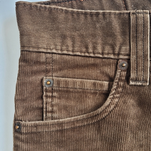 Levi's 549 Brown Straight Jeans Classic Style - Picture 4 of 13